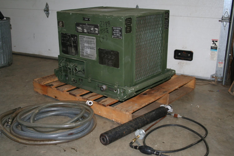 Portable Water chiller, 40 GPH, portable military grade mobile,18hp gas engine