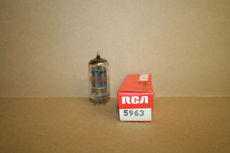 RCA 5963 12AU7A Vacuum Tube, Lot of 9