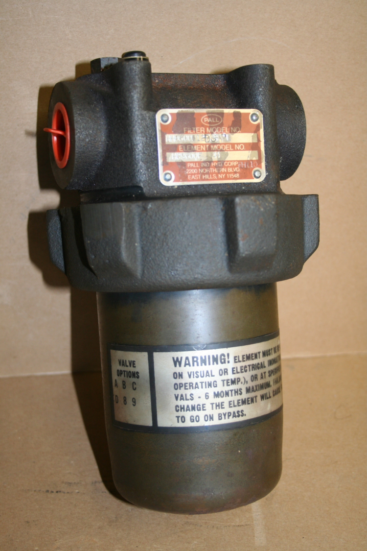 Filter housing with indicator, bypass valve HH8600B12DSRAPL Rotolok Pall Unused