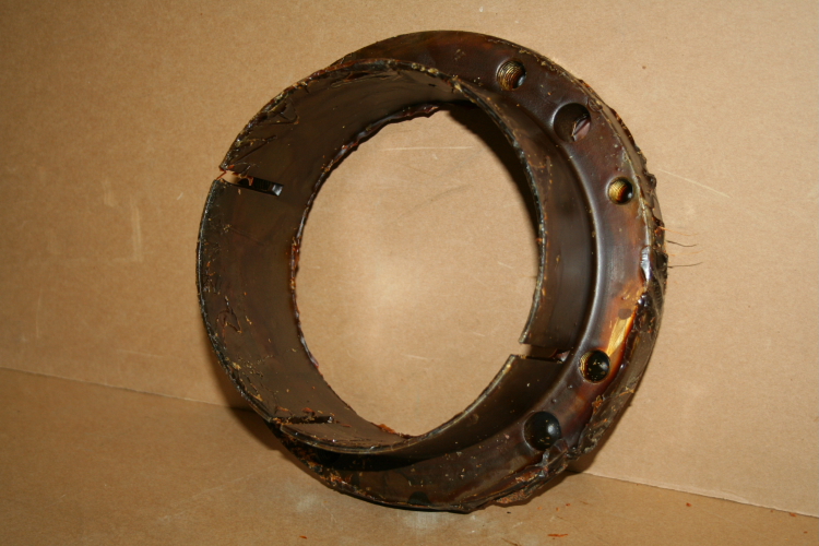 Split ring adapter collar 6 7/8 in for PTEM 26  Philadelphia Mixers Unused