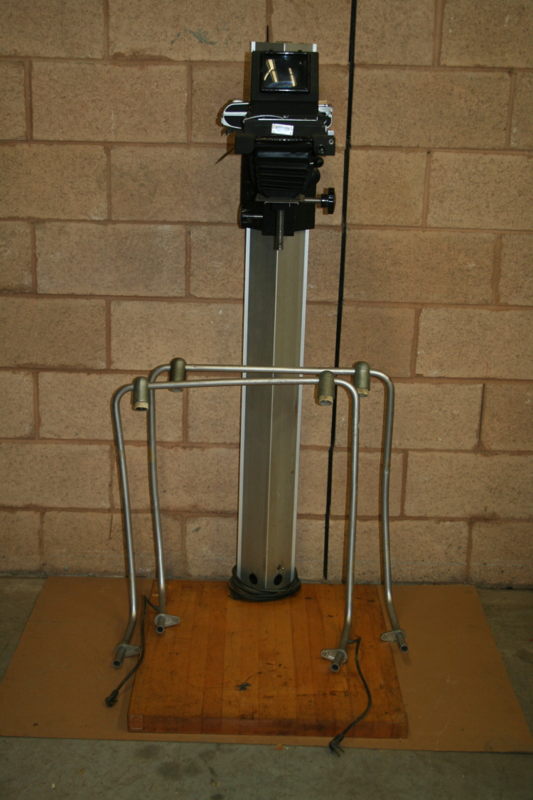 Polaroid land camera MP-3 w/stand, light system