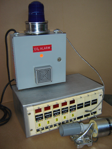CO2 Sensor Transmitter w/Controller Sensidyne gas monitoring,701044-5, 7010628-8