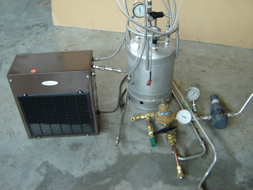 Acid Dilution System, Mixer and mixing tank with accessories
