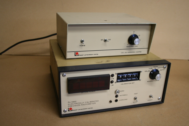 Laser Precision Corp ,Radiometer RS3960 & Radiation Chopper controller CTX-410