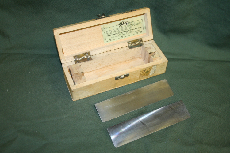Microtome knife blade, 160 mm, Slee, box of 2 blades