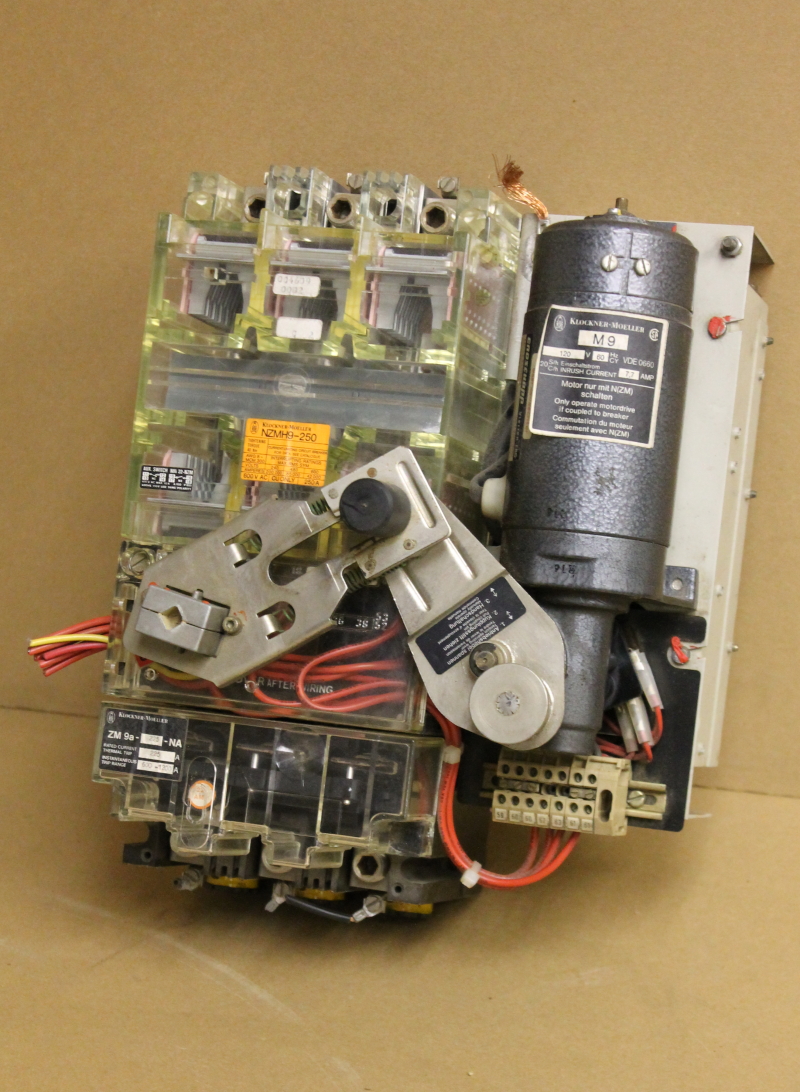 Circuit Breaker 250A 600V, w/120V motor operated control NZM9-250 Klockner