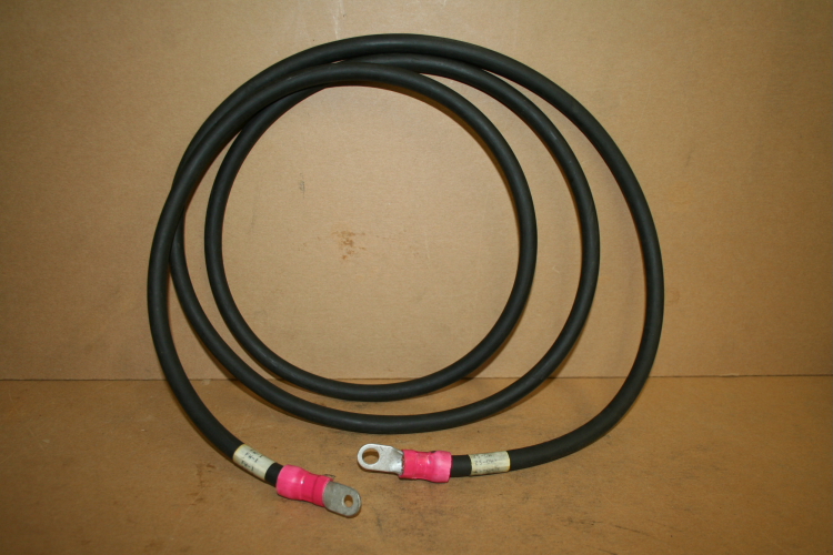 Battery Cable, Welding Cable, 2 Gauge, 2 AWG, 8 Feet 3 In, Raymond, Unused