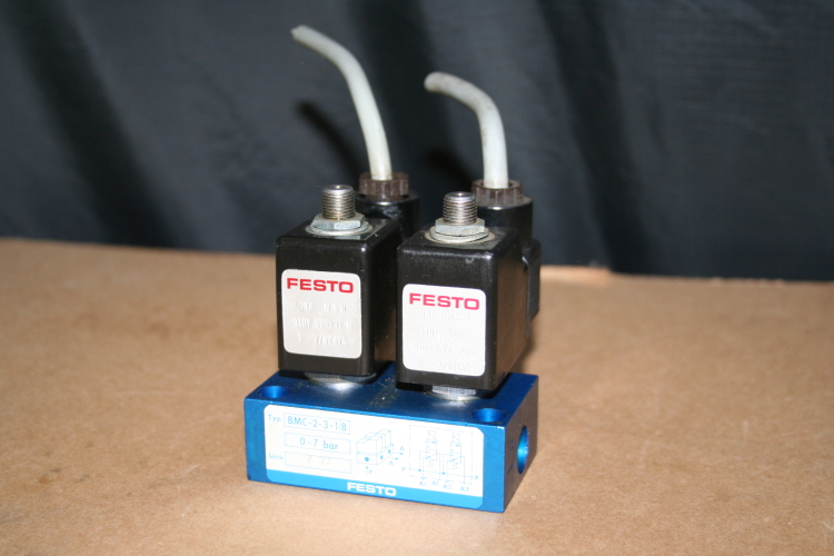 Solenoid valves w/Manifold 0-7 bar BMC-2-3-1/8 Festo