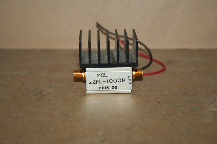 Coaxial amplifier Broadband SMA 50 ohm 10-1000 MHz ZFL-1000H Mini-Circuits