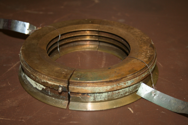 Delaval ,GJ-588TU , collar deflector assembly inlet  steam turbine