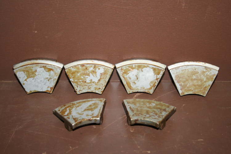 Thrust bearing shoes for JHJ5 Kingsbury, Bingham Willemette pump, set of 6