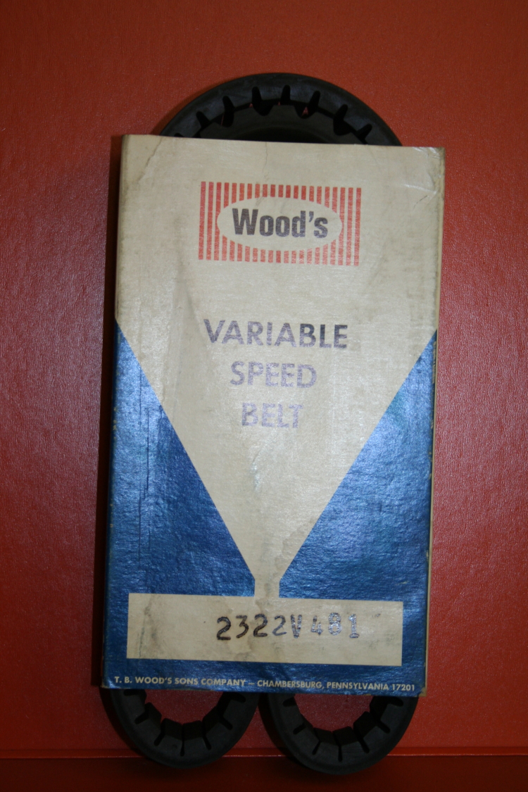 Variable speed belt 2322V481 1 7/16x41.1 inch TB Woods Gerbing Unused