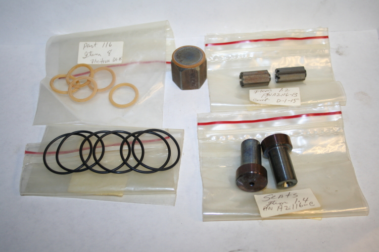 Check valve rebuild kit for D-1-15 Fluitron Unused