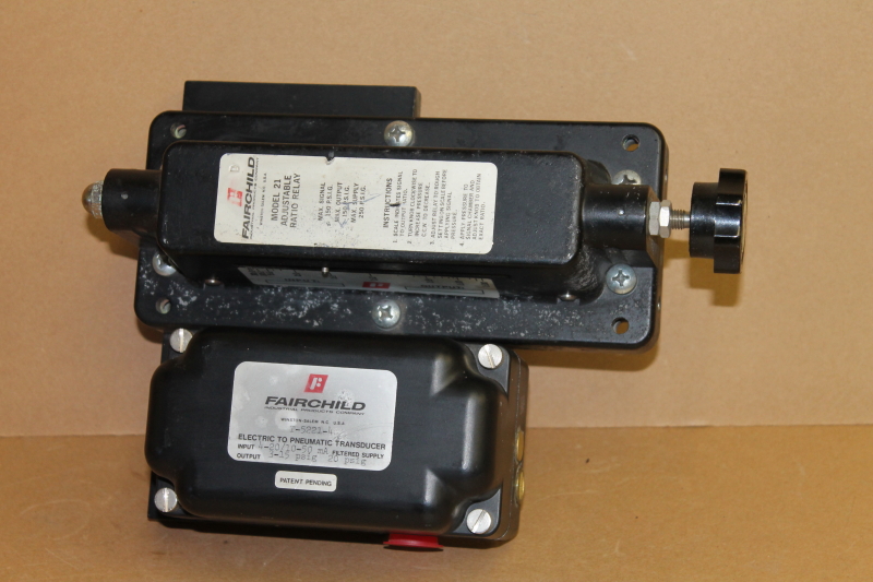 Electric pneumatic transducer w/ratio relay T5221-4, Fairchild