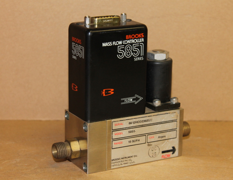 Mass flow controller, Argon, 15 SCFH, 5851 Brooks
