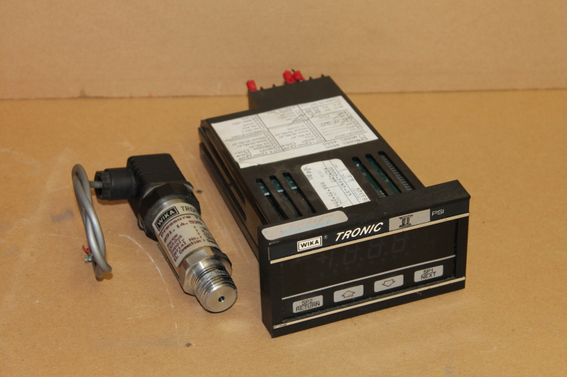 Vacuum Transmitter w/Controller, -30 inHg, Wika Tronic, LFE CE-0431