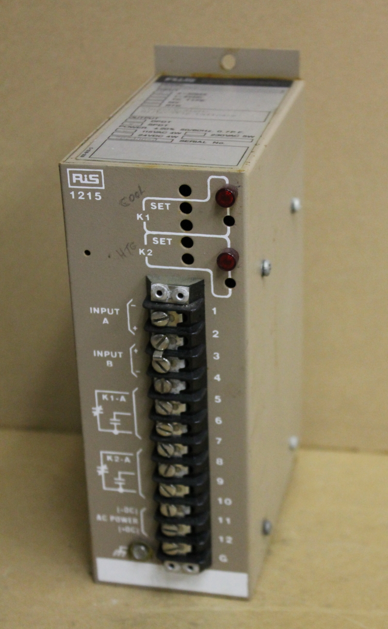 DC Current alarm, DC Voltage alarm 4-20mv input, Dual trip ET-1215 Rochester RIT