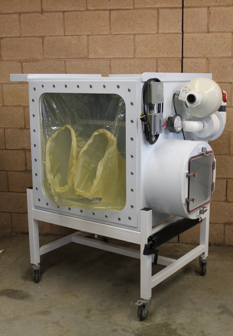 Glovebox isolator chamber, Flexible front, Isolation, 8.5 Cu ft Park Bioservices