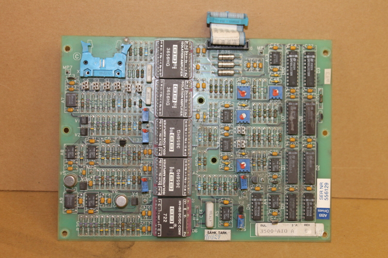 Input/output board, I/O, Analog, 3500-A10-AE, 503345, 58097691, SAFT-164-AIO, AB