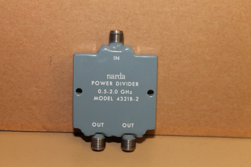 Narda 4321B-2 Power Divider, RF, 2 Way, 0.5-2GHz, SMA