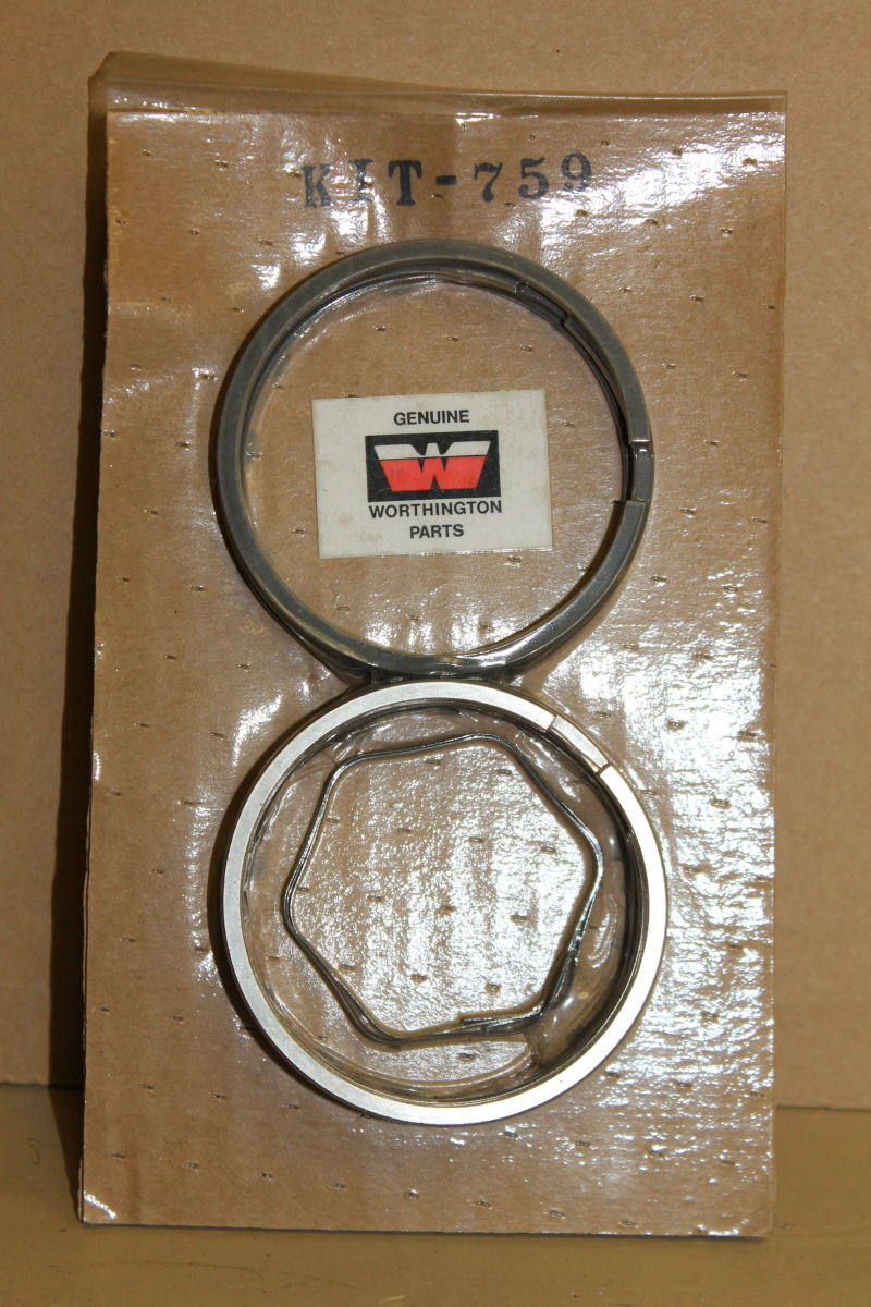 Piston ring set, KIT-759 for AN compressors, Genuine Worthington Holyoke