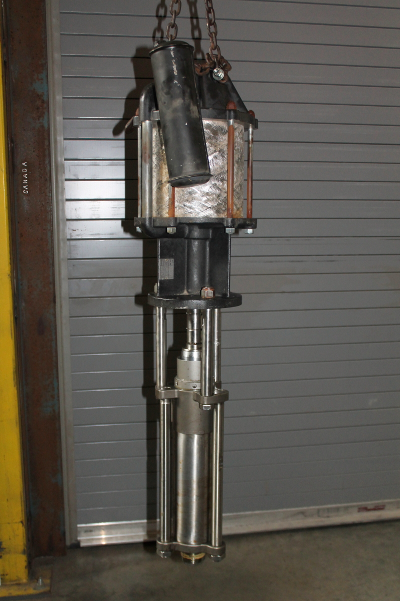 Pump, Pneumatic two-ball vertical piston pump, 10:1, 650866, 66941, ARO Pumps
