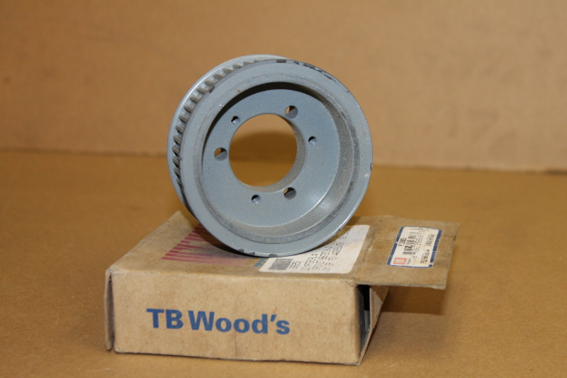 Woods P525M25 Timing Pulley, 52 Tooth, 5mm Pitch, 3.258 Pitch Diameter, HTD