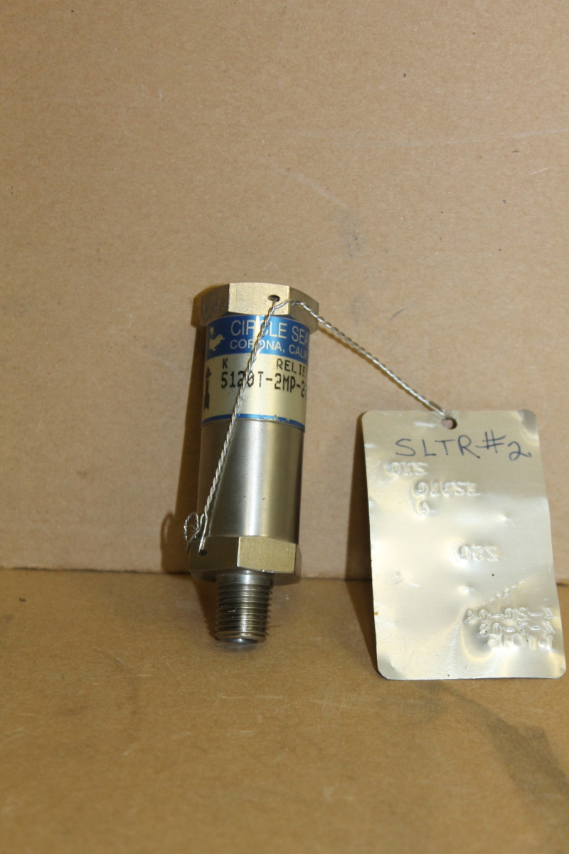 Circle Seal 5120T-2MP-250 Relief Valve, 250psi, 1/4