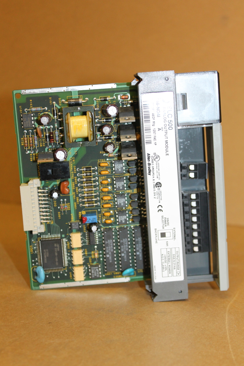 Analog output module, SLC500, 021mA, 1746NO4I, Allen Bradley
