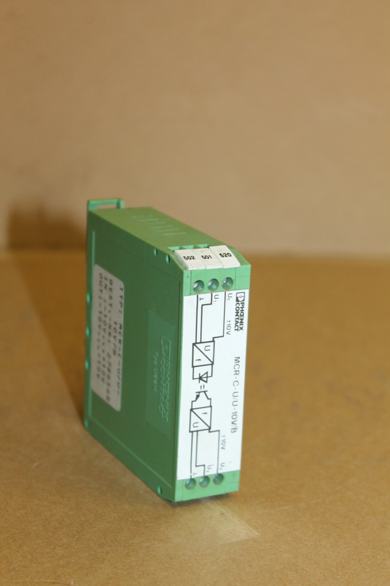Signal conditioner, -10 to +10V, 2786568, MCR-C-U/U-10V/B Phoenix Contact