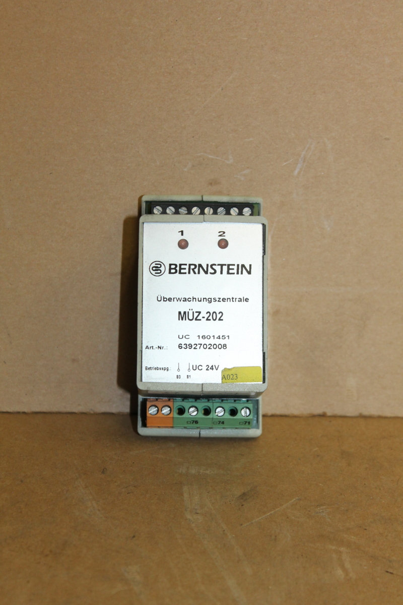 Bernstein MUZ-202, 6392702008, Magnetic Safety Switch Controller, 15A