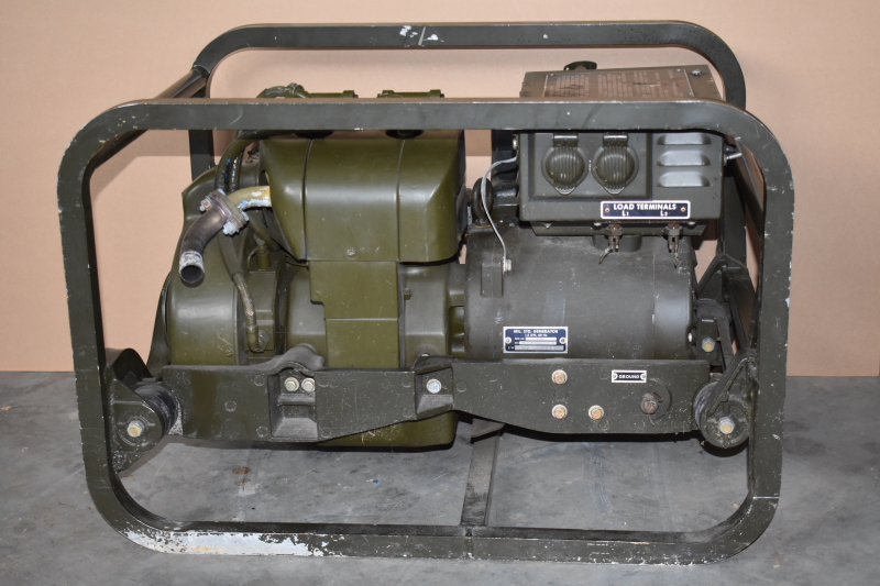 Generator, 1.5kw, 120/240 1ph, Gas engine, MEP-015A, Load tested, Voltage drop