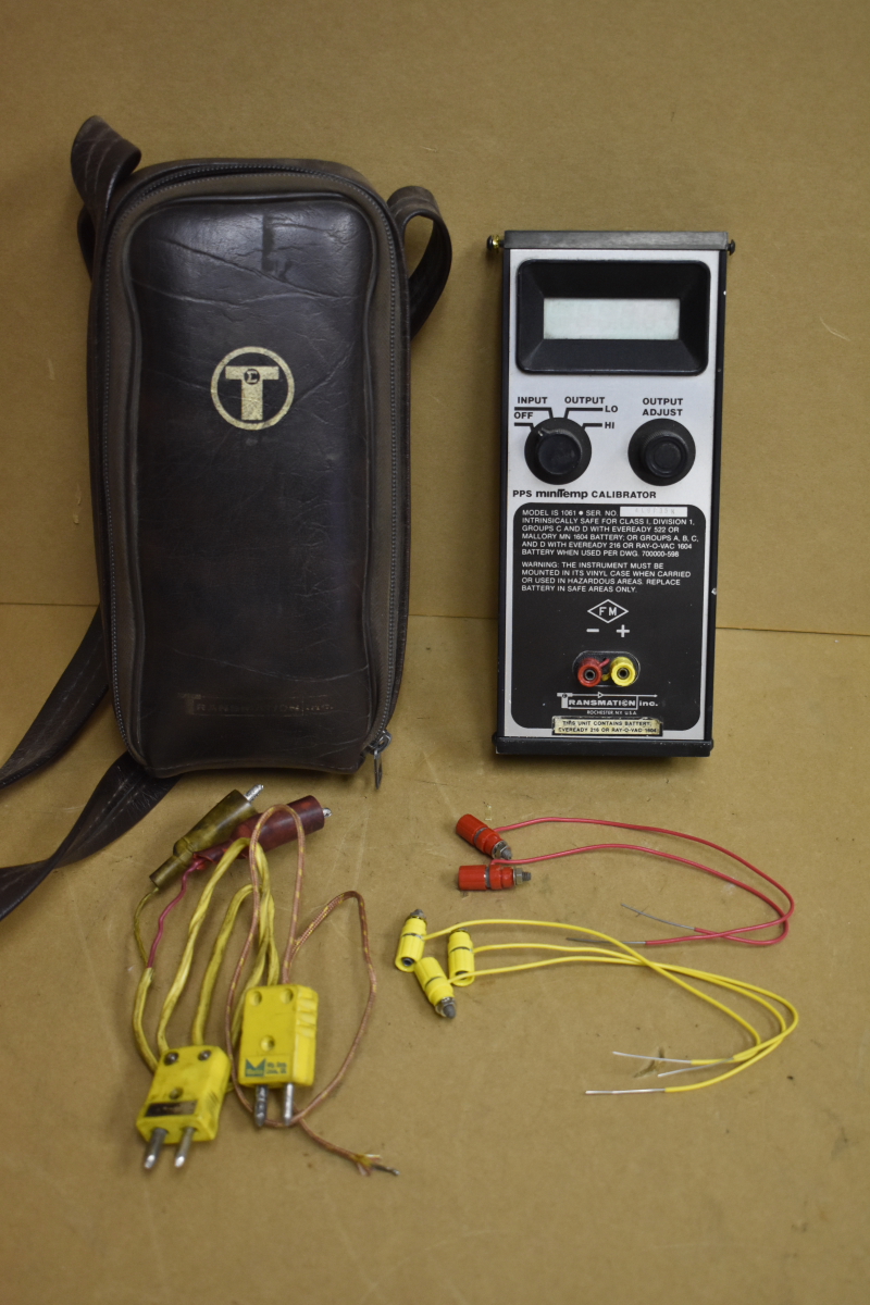 Thermocouple calibrator, Type K, PPS miniTemp, IS 1061, Transmation