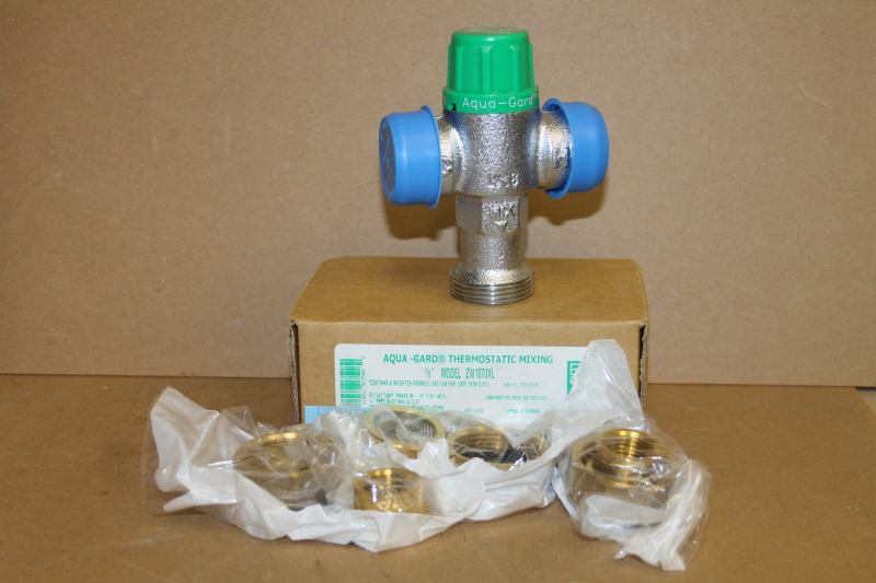 Thermostatic mixing valve, 1/2