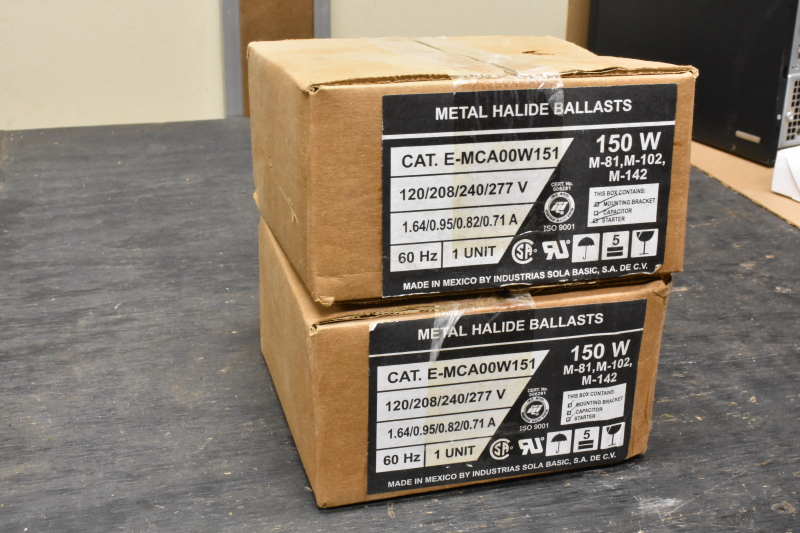 Metal Halide Ballasts LOT OF TWO E-MCA00W151 150W