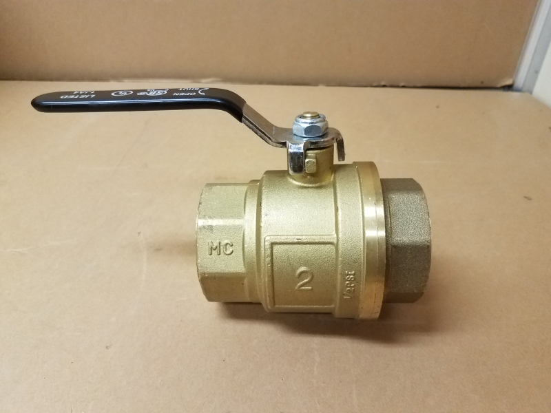 KTC 2 inch threaded brass ball valve 1JA4