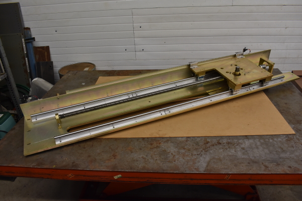 Ball Screw Linear Slide Assembly W/Servo Motor & Drive.