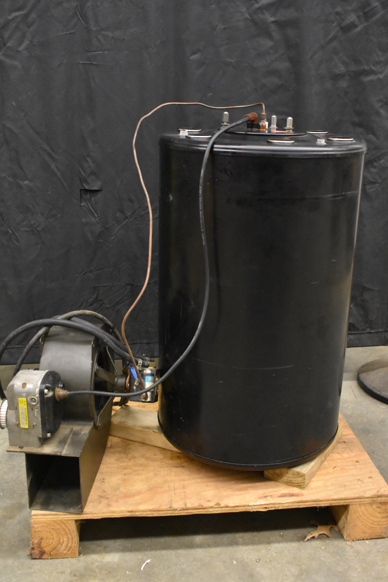 Hot water, pressure washer diesel burner & boiler assembly