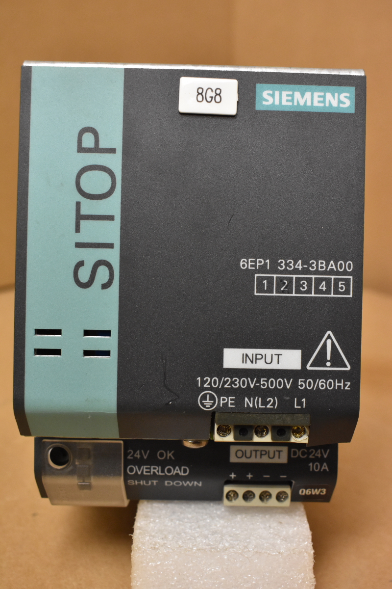Siemens 24 volt power supply ,6EP1-334-3BA00