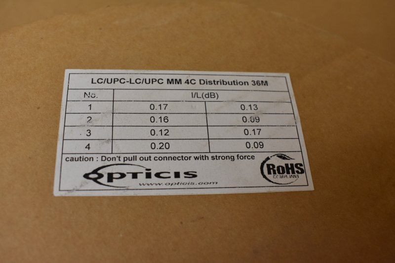 Fiber Optic cable , LC/UPC-LC/UPC MM 4C Distribution 36M
