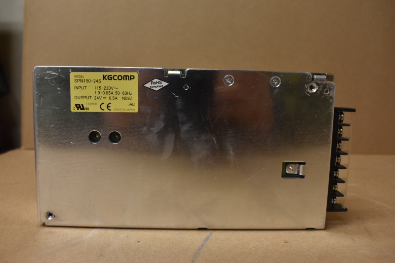 KGCOMP ,SPN150-24S power supply, input 115/230 vac , output 24vdc 6.5 amps