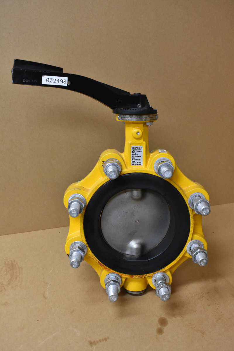 Dungs 266017 Lug Butterfly Valve DN 125 PN16 Manually Operated Cast Iron