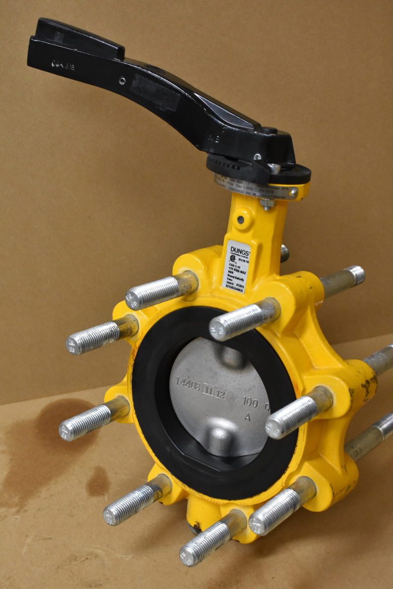 Dungs 266016 Lug Butterfly Valve DN 100 PN16 Manually Operated Cast Iron body