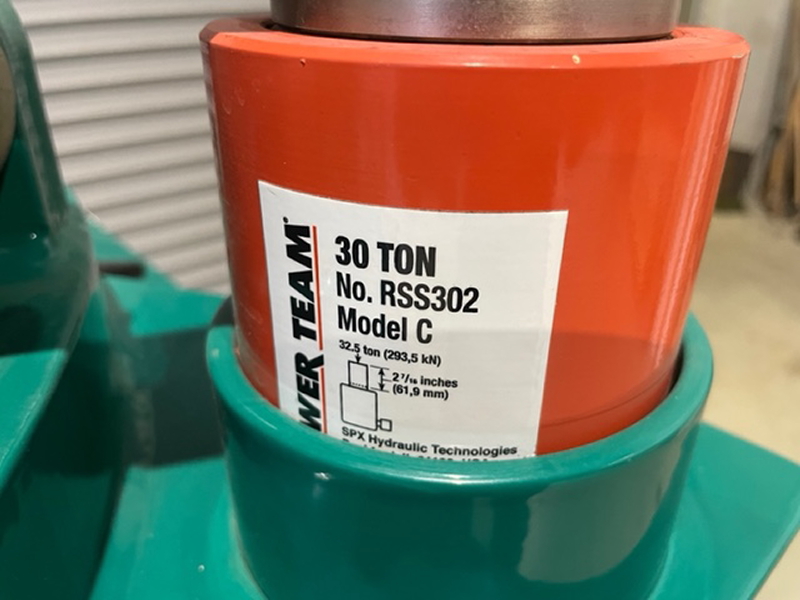 Calder safety relief valve SRV Testing system W/ twin DOT bottle stand