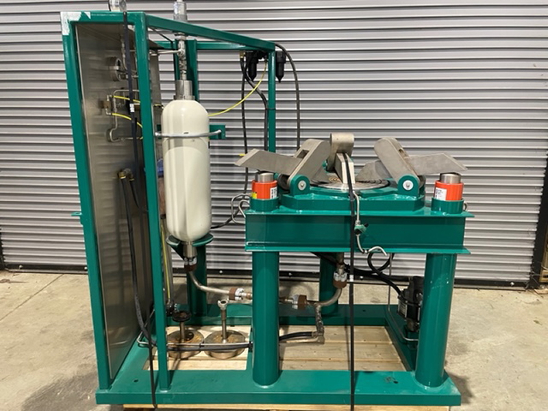 Calder safety relief valve SRV Testing system W/ twin DOT bottle stand