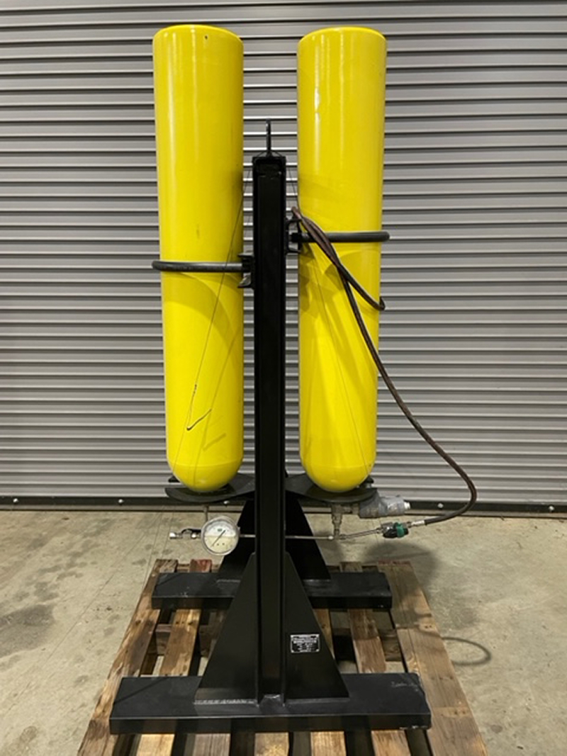 Calder Tester Inc. Twin tank stand fixture 900123K ,3000 PSI