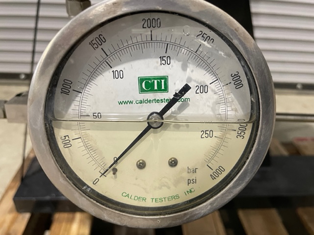 Calder Tester Inc. Twin tank stand fixture 900123K ,3000 PSI