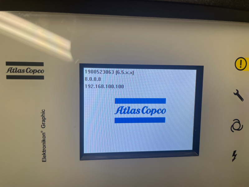 ATLAS COPCO P1900520013 mark 5 graphic compressor controller TURN ONS but  ISSUE