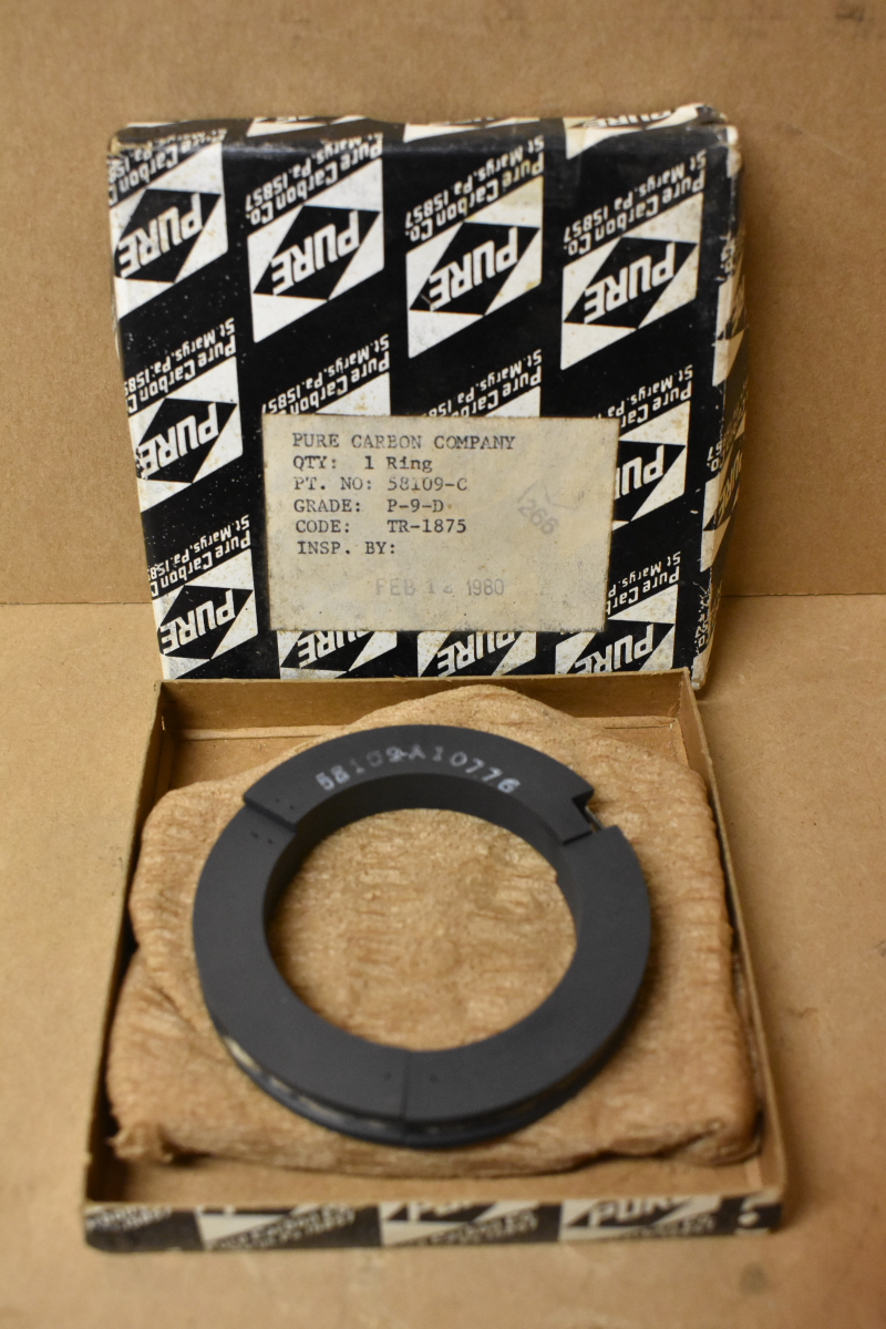 Pure Carbon Co.  Segmented Carbon Ring Seal, 58109-C