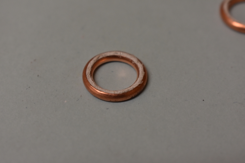 Copper annular gasket  od .60  in .41 , lot of 50